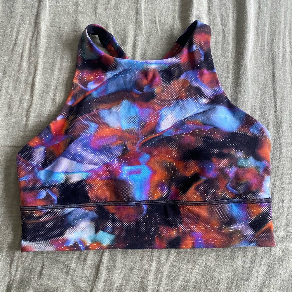 Lululemon Energy High-Neck Longline Tough Bra *Medium Support, B–D Cups size 8